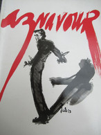 Plaquette De Présentation De Tournée/Charles Aznavour/"AZNAVOUR"/Léon Sayan/1987         PROG302 - Programma's