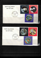 Central African Republic 1971 Space / Raumfahrt / L'espace  Russian And US Research Of Space FDC - Africa