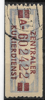 DDR, Guter Wert Der Billett-Ausgabe Vom September 1958 Für Den Zentralen-Kurierdienst (ZKD) Für Magdeburg, Geprüft Engel - Oficial