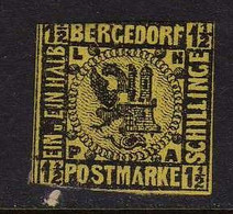 Bergedorf (1861) - 1 S 1/2 . Armoiries - Neuf* - Bergedorf