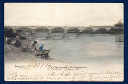 Luxembourg. Remich.  Les Lavandières. ( Die Wäscherinnen). Pont Sur La Moselle. 1904 - Remich