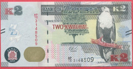 2 Kwacha Neuf 2 Euros - Zambie