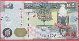 100 Kwacha Neuf 2 Euros - Zambie