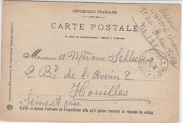 Carte Postale En Franchise éd. Privée, Non Illustrée, Au Dos Mentions à Rayer, Petit Cachet T Et P 18 DEC 14 - Storia Postale