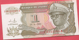 1 Zaire 24/06/93 Neuf 2 Euros - Zaïre
