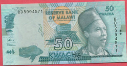 50 Kwacha1/01/2016  Neuf 2 Euros - Malawi