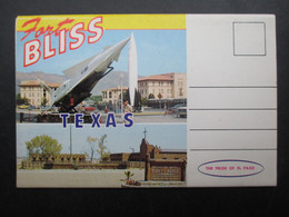 CARNET VUES ETATS-UNIS (M2216) FORT BLISS El PASO (14 Vues) Missile Test Center Of The US Army - El Paso