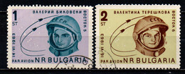 BULGARIA - 1963 - The Space Flights Of Valeri Bykovski - USATI - Posta Aerea