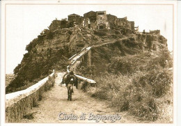 Delcampe - Civita Di Bagnoregio,le Plus Beau Village D'Italie, Carte Postale Adressée ANDORRA, Avec Timbre à Date Arrivée - Viterbo