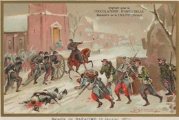 Chromo Aiguebelle 13.5 X 9.5 - Bataille De BAPAUME 3 Janvier 1871 - Aiguebelle