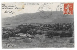Alg85 France Semeuse N°138 Utilisé En Algérie Sur CP Letourneux FB84 (1912) - 1877-1920: Periodo Semi Moderno