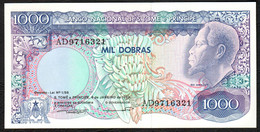 SAINT THOMAS & PRINCE : 1000 Dobras - 1989 - P62 -UNC - Sao Tomé Et Principe