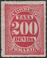 Brazil 1889 Sc J5 Bresil Yt Taxe 5 Postage Due MH* Some Disturbed Gum - Impuestos