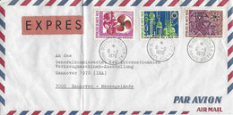 Haute Volta Burkina Faso 1970 Ouagadougou Hydroelectricity Chemistry Industry Ship Building Hannover Messe Express Cover - Burkina Faso (1984-...)