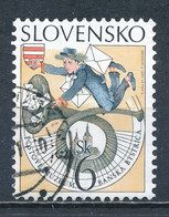 °°° SLOVENSKO - Y&T N°349 - 2001 °°° - Used Stamps