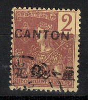 Chine Canton Grasset YV 34 Oblitere - Used Stamps