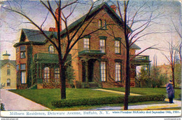 New York Buffalo Milburn Residence Where President McKinley Died 1918 - Buffalo