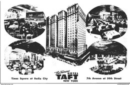 New York City Hotel Taft Coffee Shop Grill Tap Room And Lobby - Cafés, Hôtels & Restaurants