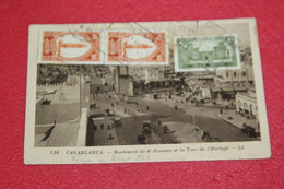 Maroc Casablanca Boulevard 4 Zouaves 1923 - Casablanca