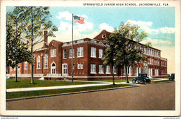 Florida Jacksonville Springfield Junior High School Curteich - Jacksonville