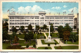 Florida Jacksonville Hemming Park And St James Building - Jacksonville