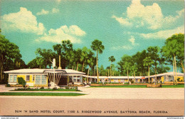 Florida Daytona Beach Sun 'N Sand Hotel Court - Daytona