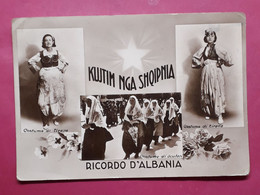 Albania Postcard Tirana To Permet, Stamps Enver Hoxha, Rare, 1951 - Albanien