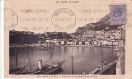 MONTE CARLO  Vue  Sur La Condamine Et Le Port - La Condamine