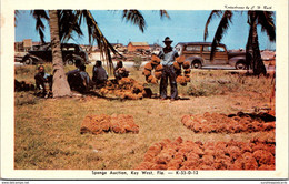 Florida Key West Sponge Auction Dexter Press - Key West & The Keys