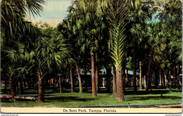Florida Tampa De Soto Park 1913 Curteich - Tampa