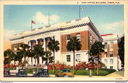 Florida Tampa Post Office Curteich - Tampa