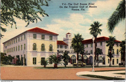 Florida Venice The Gulf Breeze Hotel Curteich - Venice