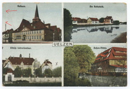 3110 Uelzen Rathaus Am Rathsteich Königl. Lehrerseminar Außen-Mühle 1943 - Uelzen