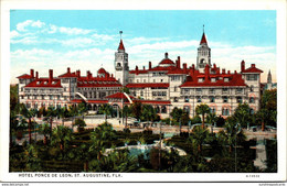 Florida St Augustine Hotel Ponce De Leon 1934 Curteich - St Augustine