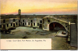 Florida St Augustine Fort Marion Court Yard Rotograph - St Augustine