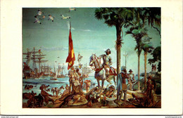 Florida Bradenton Manatee National Bank Painting On North Wall Hernando De Soto's Discovery Of Bradenton 1967 - Bradenton