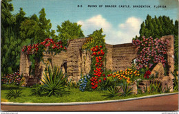 Florida Bradenton Ruins Of Braden Castle 1954 - Bradenton