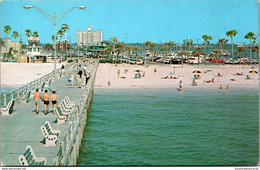 Florida Clearwater Beach Looking East From Pier 60 Fishing Pier - Clearwater