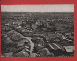 CPSM Grand Format - Vincey -(Vosges ) -  Vue Panoramique Aérienne - L'église, La Filature - Au Fond Portieux - Vincey