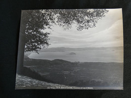 Ancienne Photo Originale Italie édition Brogi  --  Montefiascone Panorama Col Lago Di Bolsena 25 X 19,5 Cm SEphot-9 - Anciennes (Av. 1900)