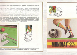 Carte Max CEF 2039 Et 2041 Série Incomplète - 1981-1990