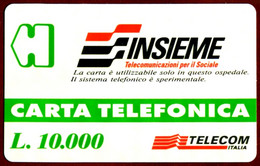 C&C 4681 SCHEDA TELEFONICA PROGETTO INSIEME (CODE 07/) ALTO ADIGE - Special Uses