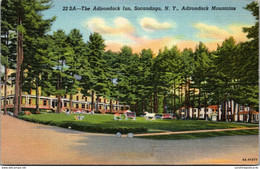 New York Adirondacks Sacandaga The Adirondack Inn 1940 Curteich - Adirondack