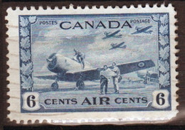 Canada 1942 Single 6c Stamp To Celebrate War Effort Showing Aircraft In Fine Used - Otros & Sin Clasificación