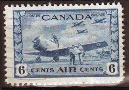 Canada 1942 Single 6c Stamp To Celebrate War Effort Showing Aircraft In Fine Used - Other & Unclassified