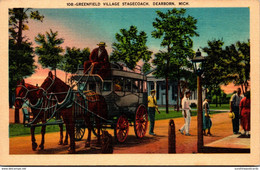 Michigan Dearborn Greenfield Village Stagecoach - Dearborn