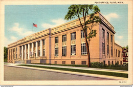 Michigan Flint Post Office Curteich - Flint