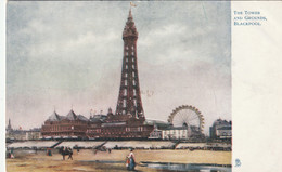 BLACKPOOL - THE TOWER AND GROUNDS. TUCK OILETTE - Blackpool