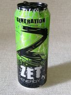 RUSSIA..   ENERGY DRINK   "GENERATION ZET"   CAN. 500ml. - Cans