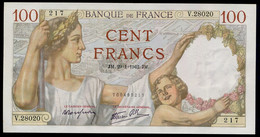 France 100 SULLY  29/01/1942  NEUF UNC Parfait - 100 F 1939-1942 ''Sully''